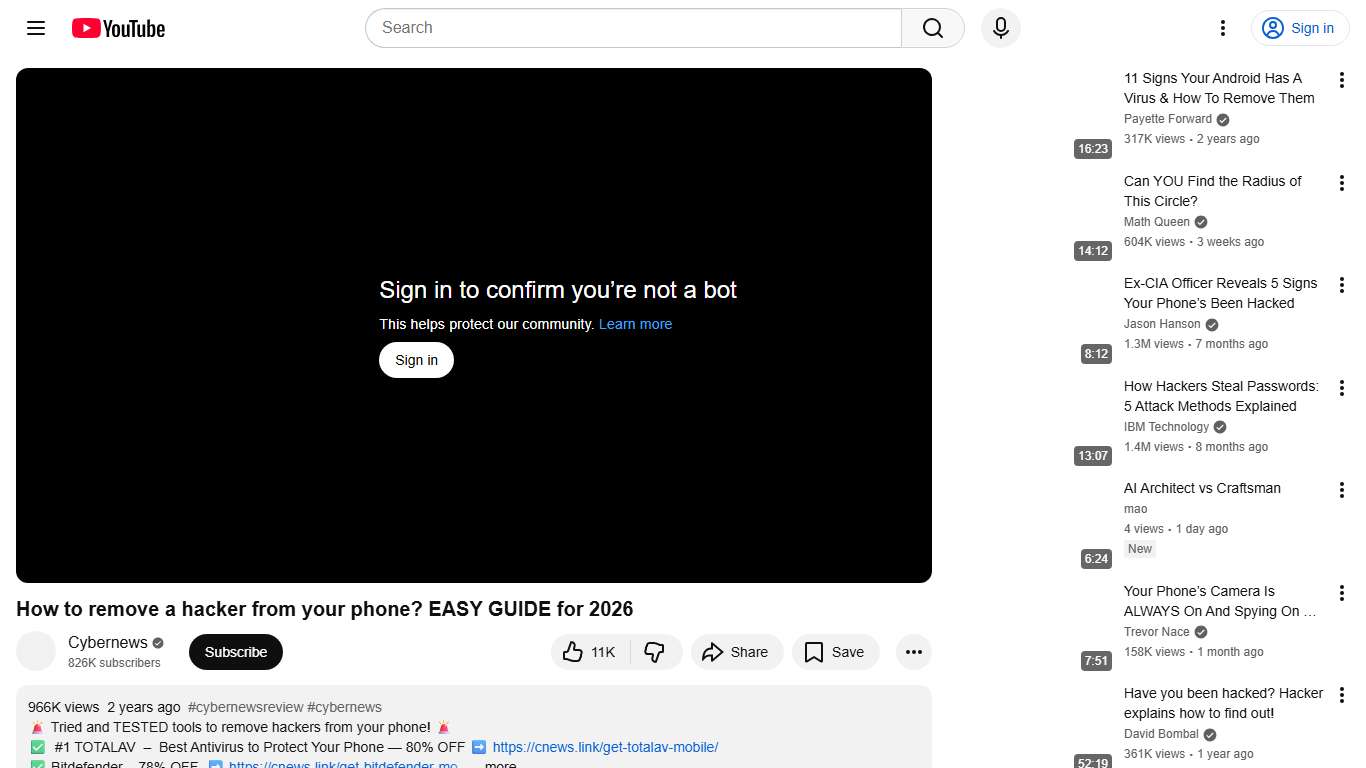 How to remove a hacker from your phone? EASY GUIDE for 2026 - YouTube